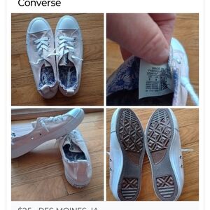 Classic White Converse Sneakers